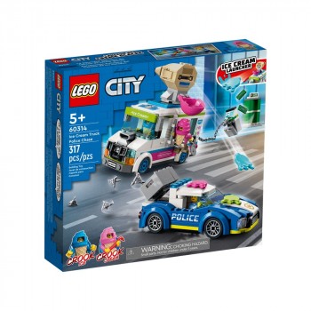 Конструктор LEGO City Погоня полиции за грузовиком с мороженым 60314
