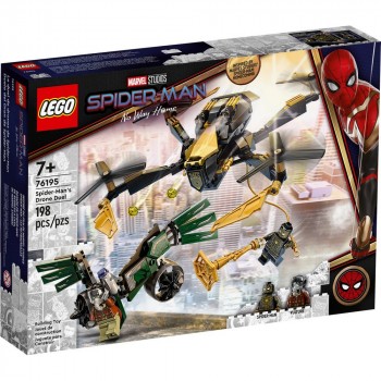 Конструктор LEGO Super Heroes Дуэль дронов Человека-Паука 76195