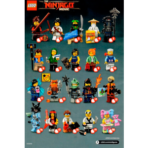 Lego 71019 minifigures top