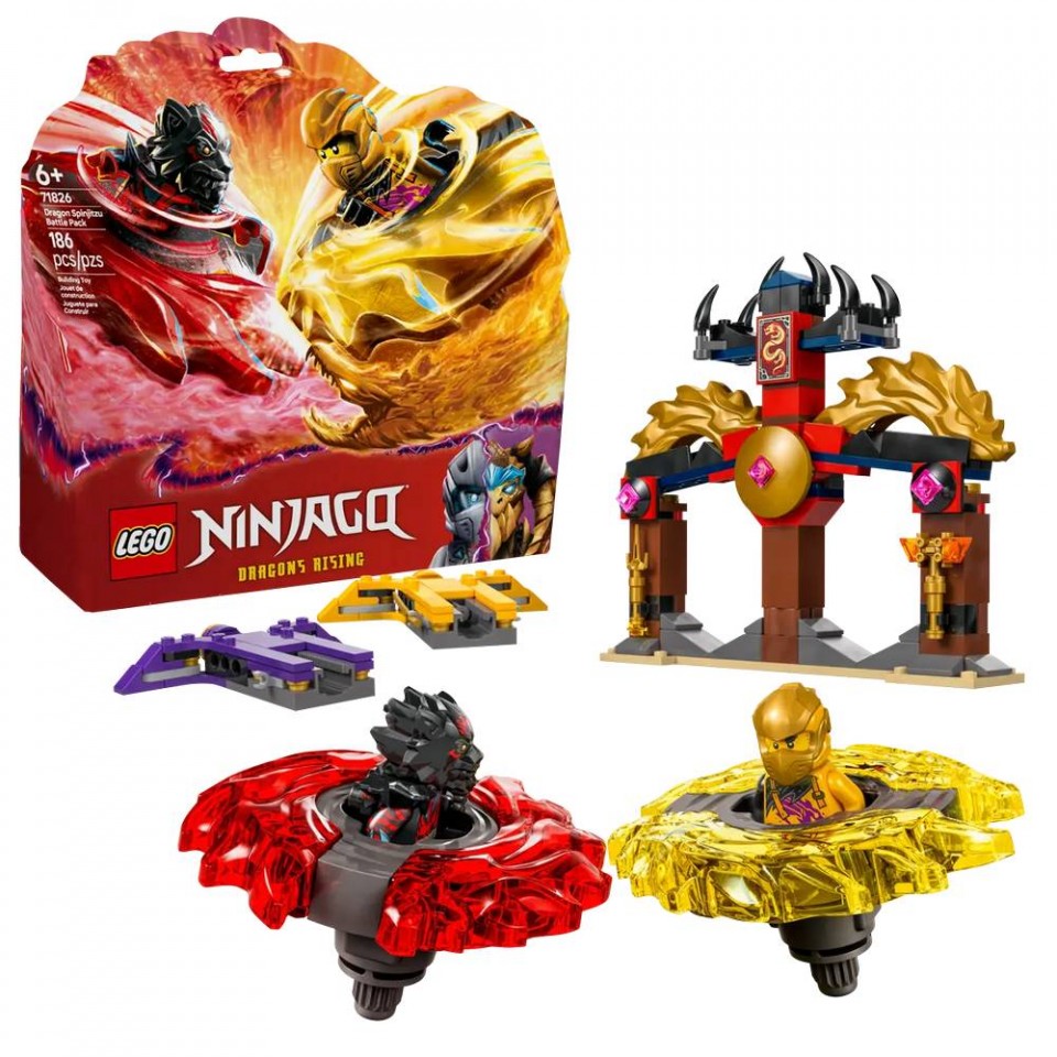 Конструктор LEGO Ninjago Боевой набор дракона Спин-джитсу 71826