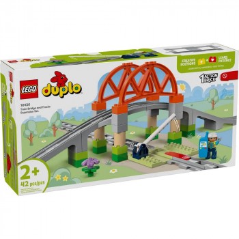 Конструктор LEGO DUPLO Додатковий набір. Залізничний міст і колії 10426