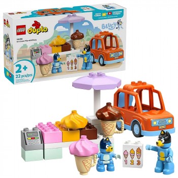 Конструктор LEGO DUPLO Bluey Подорож із морозивом із Блуї 10458