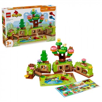 Конструктор LEGO DUPLO Ліс відкриттів із дикими тваринами 10480