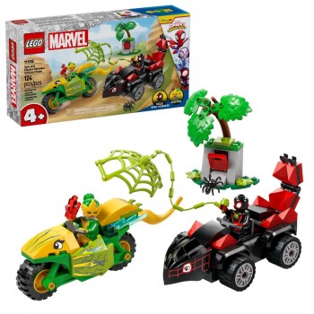 Конструктор LEGO Marvel Перегони на електромобілях з динозаврами 11198