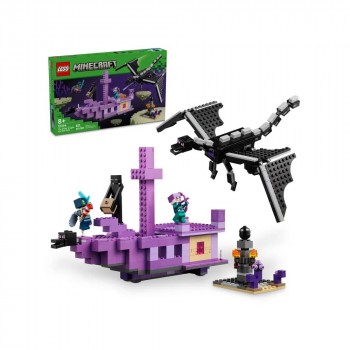 Конструктор LEGO Minecraft Дракон Енду і Корабель Краю 21264
