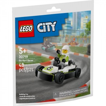Конструктор LEGO City Гонщик на картингу 30719