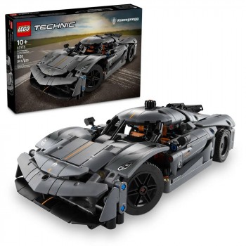 Конструктор LEGO Technic Koenigsegg Jesko Absolut — сірий гіперкар 42173