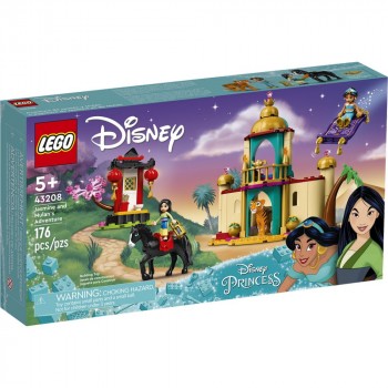Конструктор LEGO Disney Princess Пригоди Жасмин та Мулан 43208