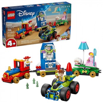 Конструктор LEGO Disney Pixar Святкування з Історії Іграшок: потяг і авто для перегонів 43264