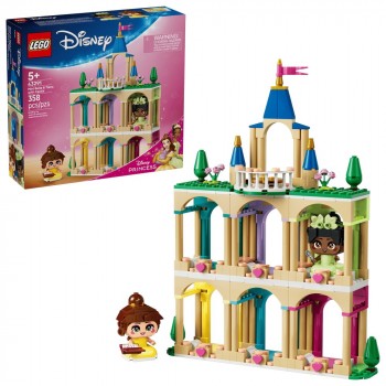 Конструктор LEGO Disney Princess Мініпринцеси Бель і Тіана з замком 43291