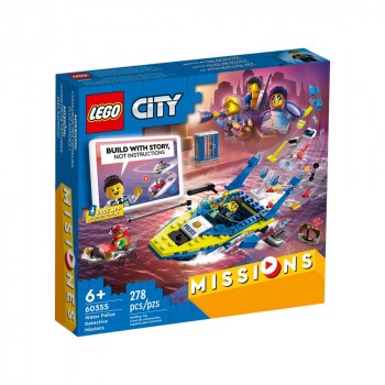 Конструктор LEGO City Детективні місії водної поліції 60355