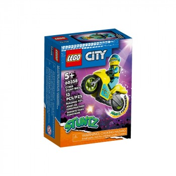 Конструктор LEGO City Каскадерський кібермотоцикл 60358