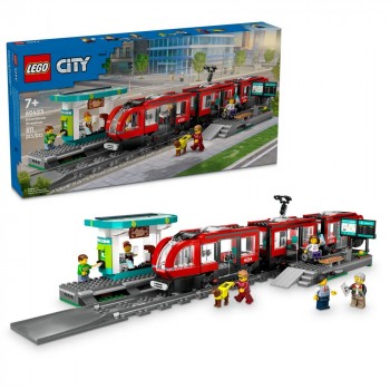 Конструктор LEGO City Трамвай і вокзал у центрі міста 60423