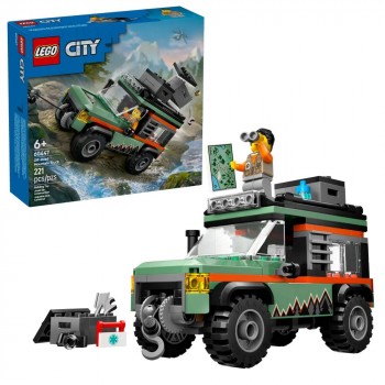 Конструктор LEGO City Позашляхова гірська вантажівка 4x4 60447