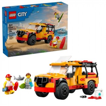 Конструктор LEGO City Пляжна рятувальна вантажівка 60453