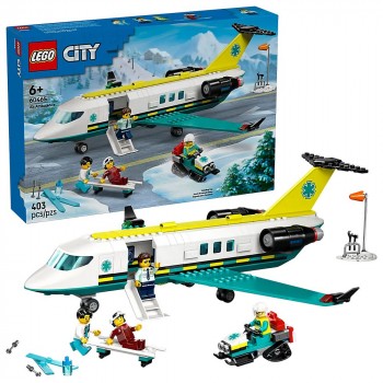 Конструктор LEGO City Літак швидкої медичної допомоги 60465