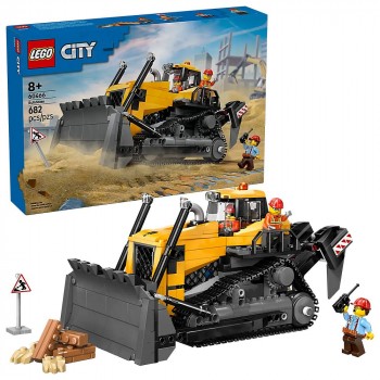 Конструктор LEGO City Жовтий бульдозер 60466