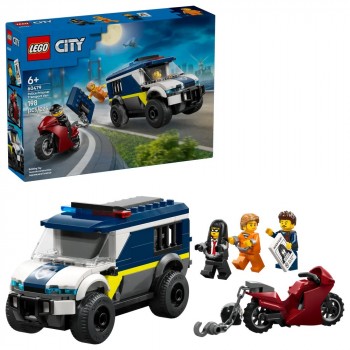 Конструктор LEGO City Поліцейський фургон для перевезення в'язнів 60479