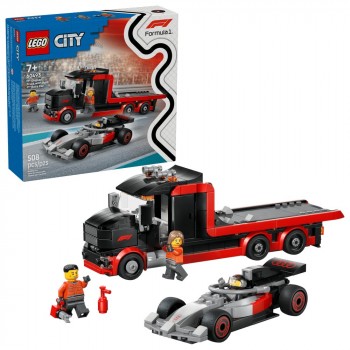 Конструктор LEGO City Вантажівка для демонстрації F1® із перегоновим автомобілем Audi F1® 60493