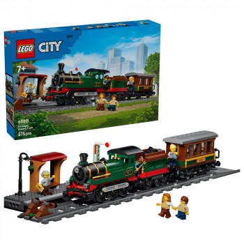 Конструктор LEGO City  Старовинний паровоз 60511