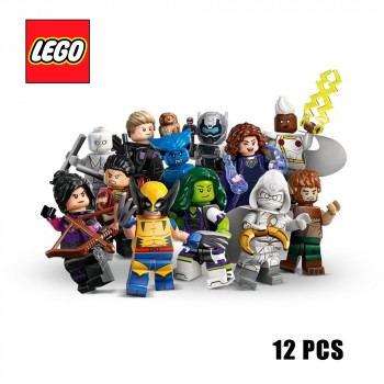 Конструктор LEGO Minifigures Мініфігурки Marvel Studios Cерія 2. Повна колекція (12 шт) 71039