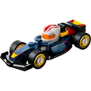 Конструктор LEGO Minifigures Мініфігурка Колекційний автомобіль для гонки F1 - Red Bull 20 71049-01
