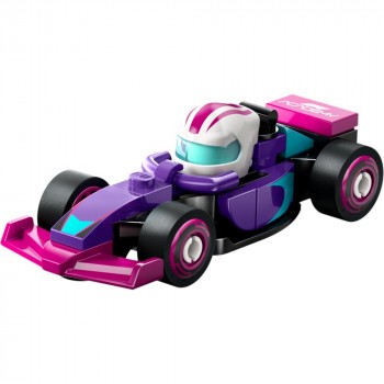 Конструктор LEGO Minifigures Мініфігурка Колекційний автомобіль для гонки F1 - F1 ACADEMY 71049-11