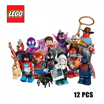 Конструктор LEGO Minifigures Marvel Мініфігурки Людина-павук: Крізь Всесвіт. Повна колекція (12 шт) 71050