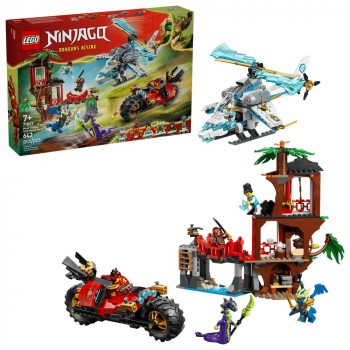 Конструктор LEGO Ninjago Автомобільна битва ніндзя біля будинку на дереві 71857