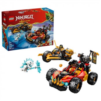 Конструктор LEGO Ninjago Комбіновані транспортні засоби Кая та Коула 71864