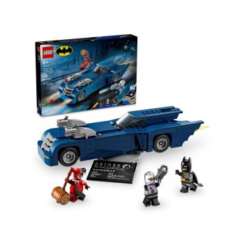 Конструктор LEGO DC Бетмен на бетмобілі проти Харлі Квін і Містера Фріза 76274