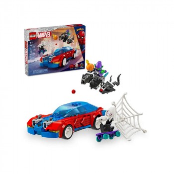 Конструктор LEGO Super Heroes Автомобіль для перегонів Людини-Павука й Зелений Гоблін з отрутою Венома 76279