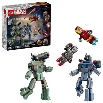 Конструктор LEGO Super Heroes Marvel Залізна людина та Бойова Машина проти Хаммер Дронів 76320