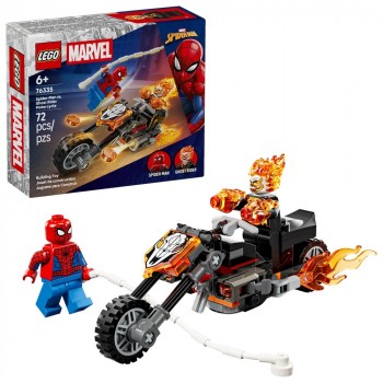 Конструктор LEGO Super Heroes Marvel Людина-павук vs. Примарний вершник на мотоциклі 76335