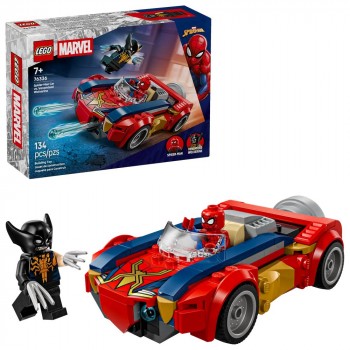 Конструктор LEGO Super Heroes Marvel Автомобіль Людини-павука vs. Отруєний Росомаха 76336