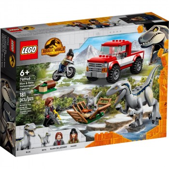 Конструктор LEGO Jurassic World Полювання на Блу і Бета-велоцираптора 76946