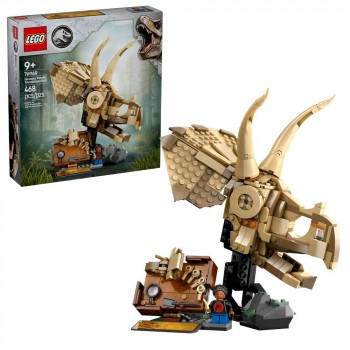 Конструктор LEGO Jurassic World Скам'янілості динозаврів: череп трицератопса 76969
