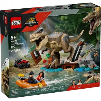 Конструктор LEGO Jurassic World Втеча річкою від тиранозавра 76975