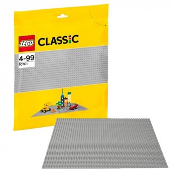 Конструктор LEGO Classic Будівельна пластина сірого кольору 10701