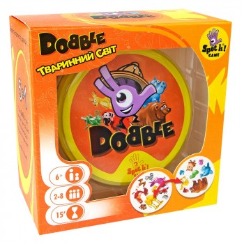 Настільна гра Добль Тваринний Світ (Dobble Animals) 092520