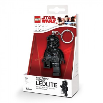 LEGO Star Wars Брелок-фонарик Пилот штурмовика TIE Первого Ордена (LGL-KE113)