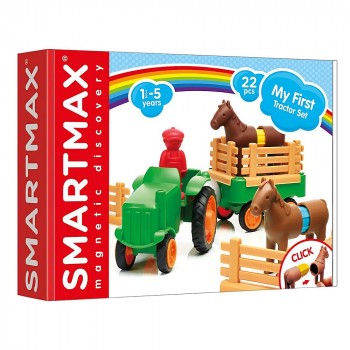 Smartmax Магнітний конструктор "Мій перший трактор" (SMX 222)