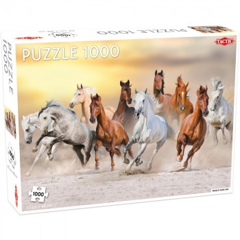 Пазл Tactic 1000 Дикі коні 56754