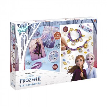 Totum Набор для творчества Frozen II Бриллиантовая аппликация и стильные браслеты 682085