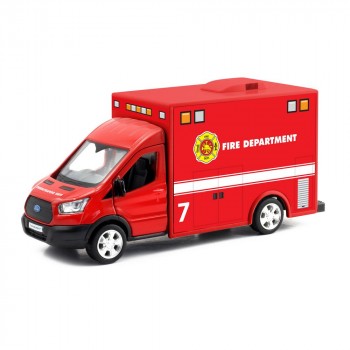 Машинка Uni-Fortune RMZ City Ford Transit Fire Пожежна машина 1:43 (554052(F))