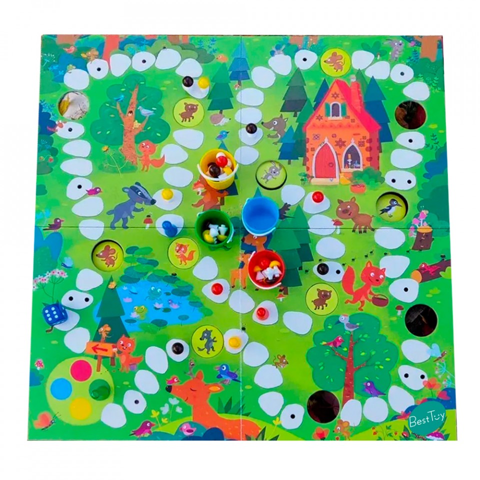 Настільна гра Granna За грибами в зачарований ліс 82166 Польща