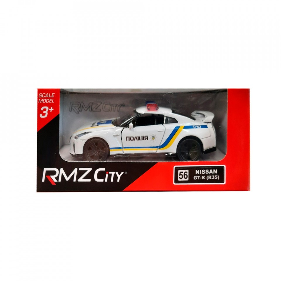 Uni Fortune RMZ City Nissan GT R R35 Police Car 554033P