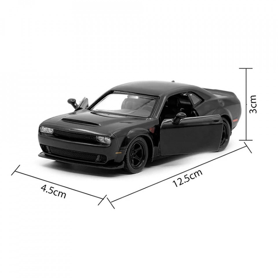 Машинка Uni-Fortune RMZ City Dodge Challenger (матова серія